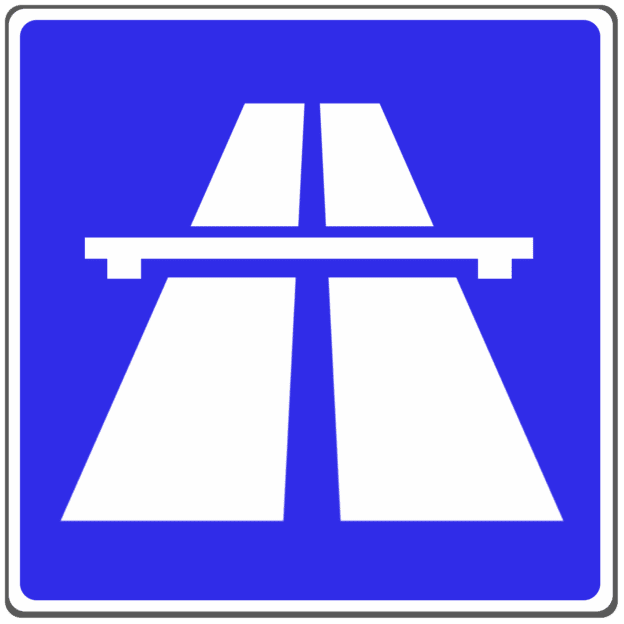 Autobahnschilder: Wichtige Verkehrszeichen Auf Der Autobahn