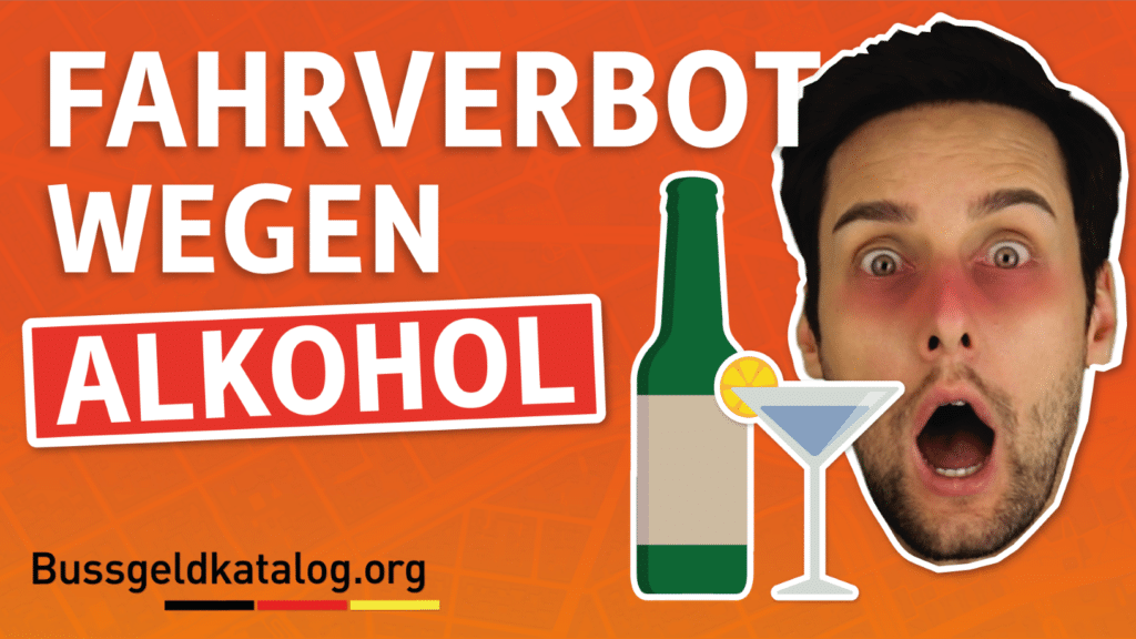 In diesem Video erfahren Sie mehr zum Fahrverbot wegen Alkohol am Steuer.