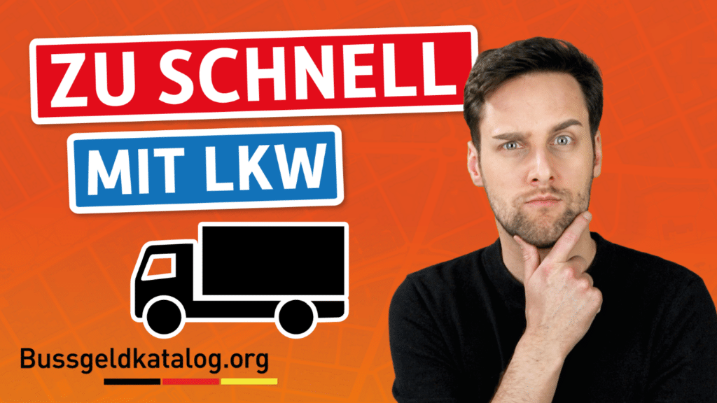 Geschwindigkeitsüberschreitung mit dem Lkw: Sanktionen und Bußgelder